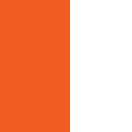 Orange and White